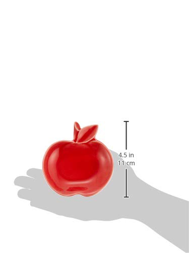 りんご　1117 Amazon｜やまに 小皿 レッド 10.7 りんご豆小皿 3515317｜小皿
